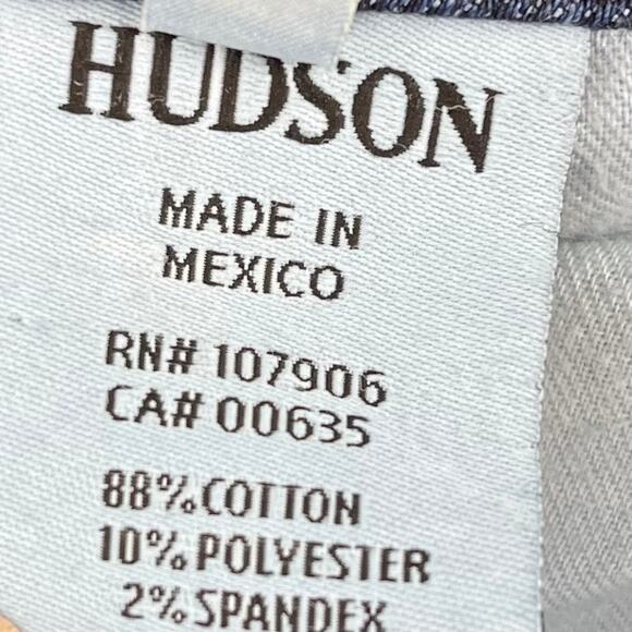 Hudson Collin Flap Skinny Jeans Blue 29 - Picture 6 of 9